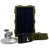 Pannello Solare per Fototrappola - Uscita 6v, Batteria al Litio da 1700 mpAh - Kit Solare Impermeabile