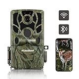 usogood 4K 48MP Fototrappola WiFi Bluetooth con App, 850nm Fototrappola Infrarossi Invisibili Impermeabile IP66, Macchine Fotografiche da Caccia per il Monitoraggio della Fauna Selvatica