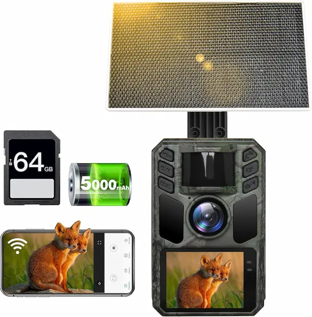 fototrappola solare ceyomur 4k