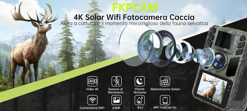 Recensione FKPCAM 4k solar wifi Fotocamera caccia 15 immagine: qualità delle immagini