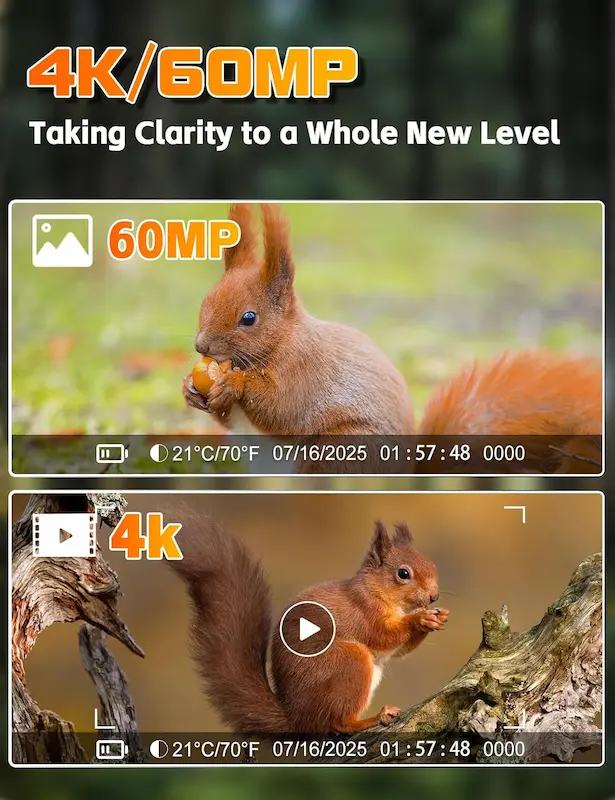 CamZeste PH700A Video 4K 60MP qualità professionale