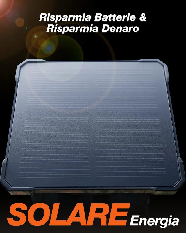 iZEEKER iG220 Batteria 2600mAh pannello solare